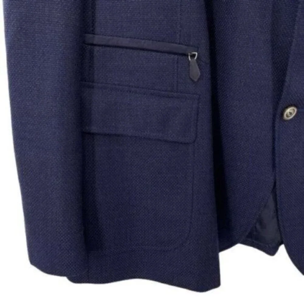 Robert Graham Downhill Sports Coat Blue Wool Blend